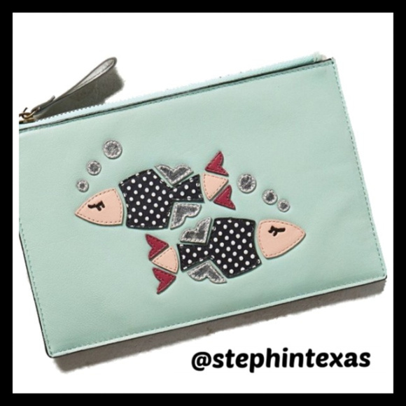 Anthropologie Handbags - NWT Anthropologie Miss Albright Pisces Wristlet